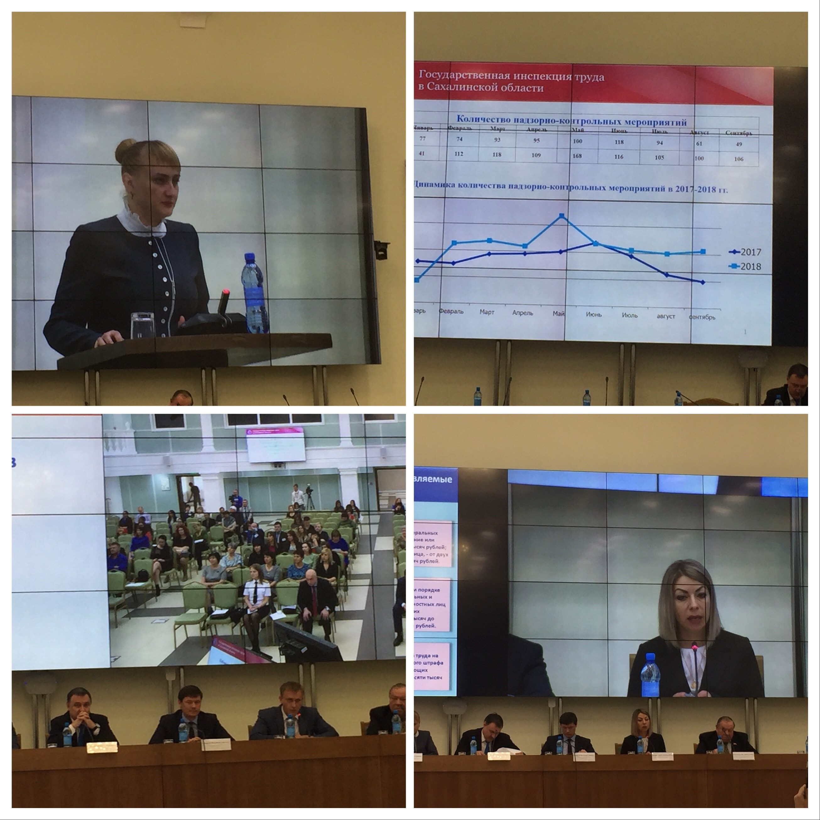 Публичные слушания по результатам правоприменительной практики Государственной инспекции труда в Сахалинской области за III  квартал 2018 года прошли в Правительстве Сахалинской области